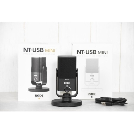 RDE NT-USB Mini Microphone - Cardioid Black - Premium Sound Quality & Versatile Connectivity - Ideal for Streaming & Recording